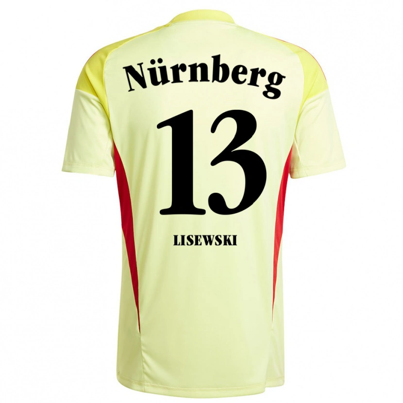 Danxen Herren Robin Lisewski #13 Trikot Gelb Schwarz Torwarttrikot 2025/26 Schweiz