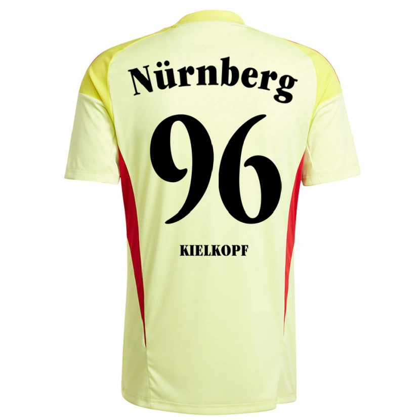 Danxen Herren Felix Kielkopf #96 Trikot Gelb Schwarz Torwarttrikot 2025/26 Schweiz