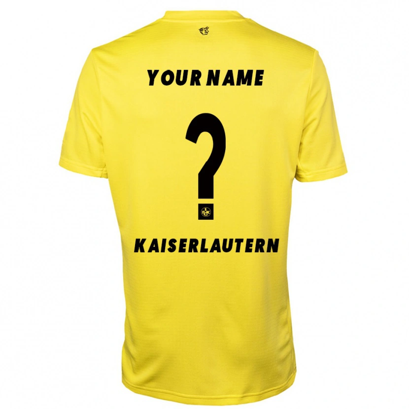 Danxen Herren 1. FC Kaiserslautern Trikot Gelb Schwarz Torwarttrikot 2025/26 Schweiz
