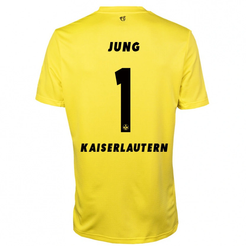 Danxen Herren Moritz Jung #1 Trikot Gelb Schwarz Torwarttrikot 2025/26 Schweiz