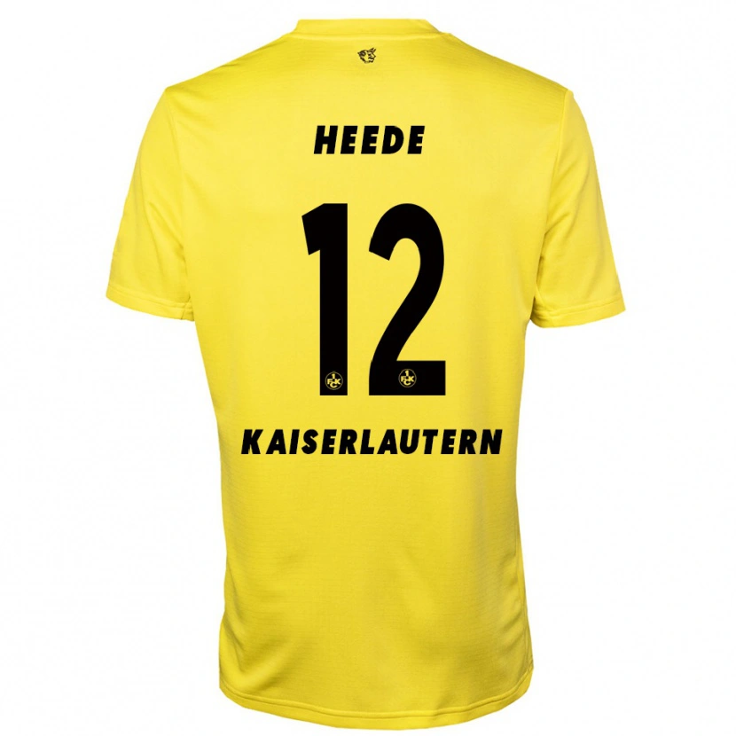 Danxen Herren Jannis Heede #12 Trikot Gelb Schwarz Torwarttrikot 2025/26 Schweiz