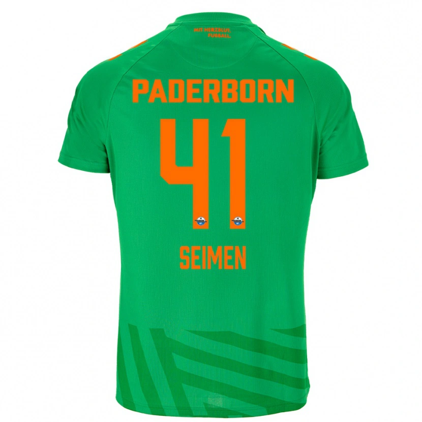 Danxen Herren Dennis Seimen #41 Trikot Grün Orange Torwarttrikot 2025/26 Schweiz