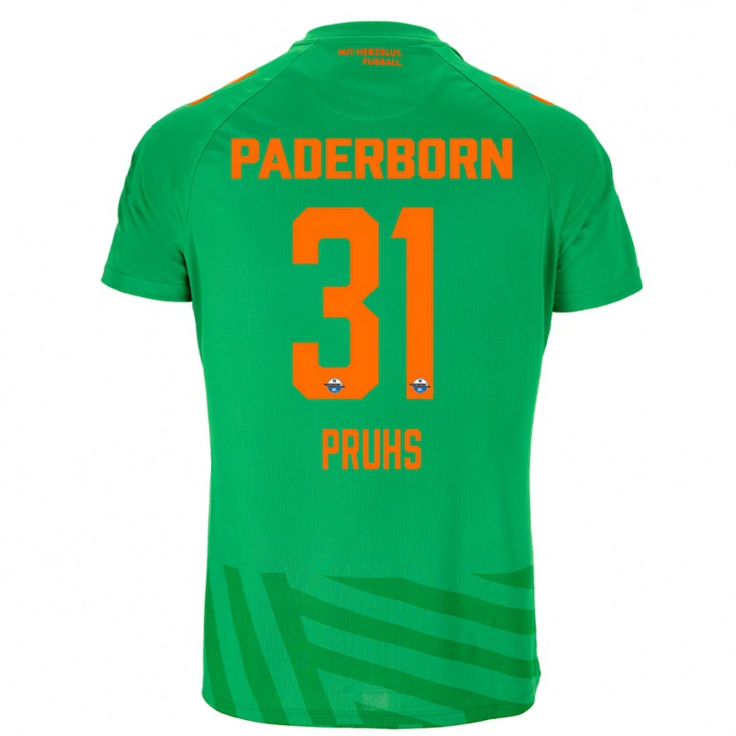 Danxen Herren Florian Pruhs #31 Trikot Grün Orange Torwarttrikot 2025/26 Schweiz