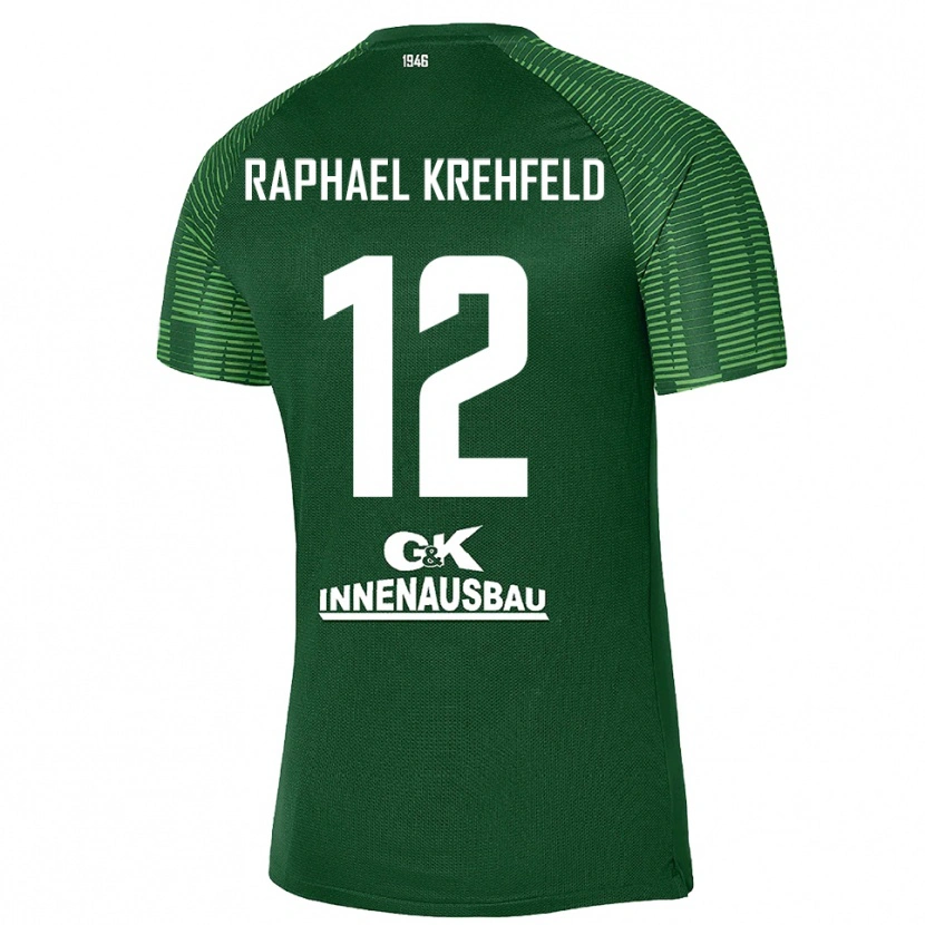 Danxen Herren Luca Raphael Krehfeld #12 Trikot Tiefgrün Schwarz Torwarttrikot 2025/26 Schweiz