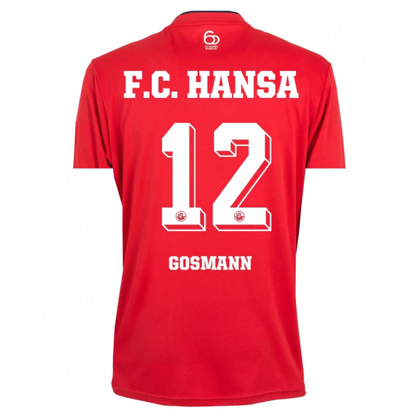 Danxen Herren Hermann Gosmann #12 Trikot Rot Weiß Torwarttrikot 2025/26 Schweiz
