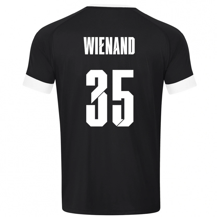 Danxen Herren Felix Wienand #35 Trikot Schwarz Weiß Torwarttrikot 2025/26 Schweiz