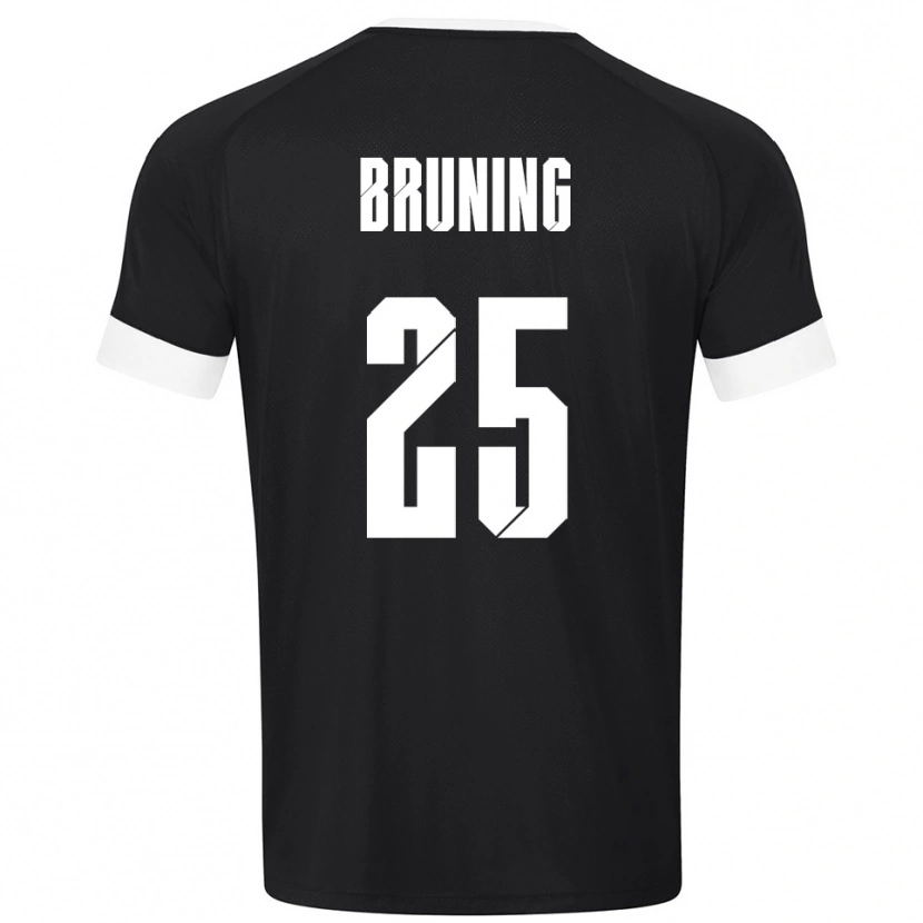 Danxen Herren Malte Brüning #25 Trikot Schwarz Weiß Torwarttrikot 2025/26 Schweiz