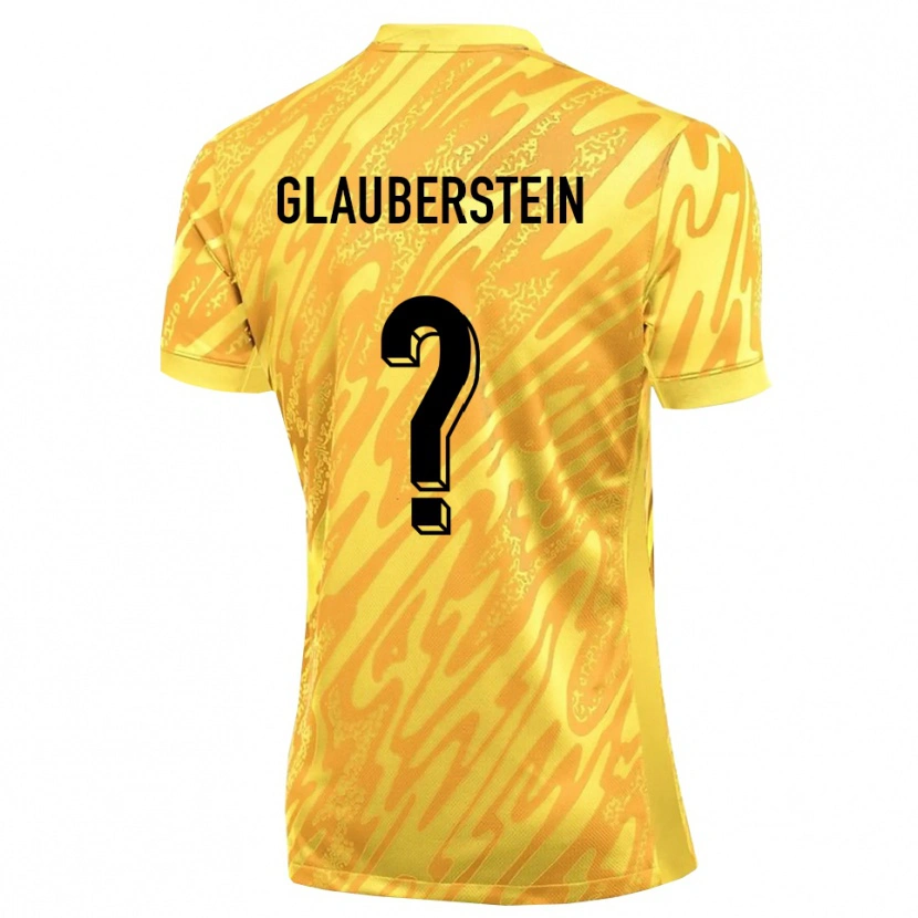 Danxen Herren Jonas Glauberstein #0 Trikot Gelb Orange Torwarttrikot 2025/26 Schweiz
