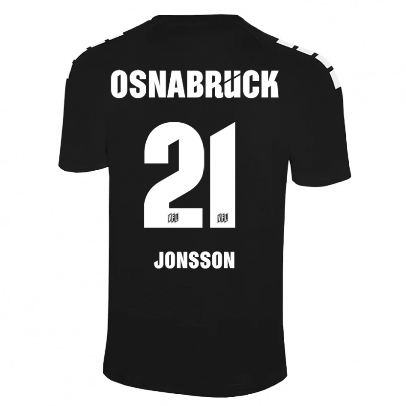 Danxen Herren Lukas Jonsson #21 Trikot Schwarz Weiß Torwarttrikot 2025/26 Schweiz