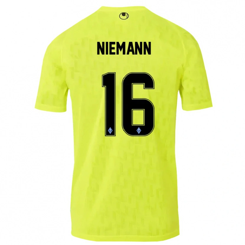 Danxen Herren Jan Niemann #16 Trikot Gelb Schwarz Torwarttrikot 2025/26 Schweiz