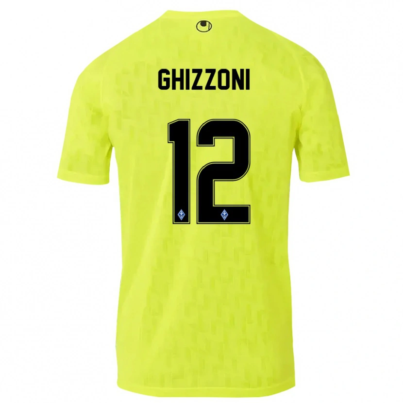 Danxen Herren Xanjo Ghizzoni #12 Trikot Gelb Schwarz Torwarttrikot 2025/26 Schweiz