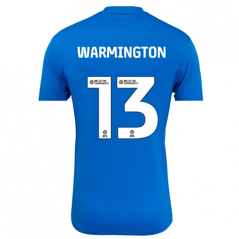 Danxen Herren Tyrese Warmington #13 Trikot Blau Weiß Torwarttrikot 2025/26 Schweiz