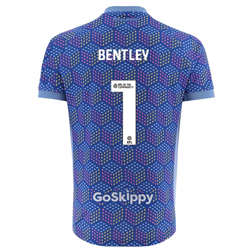 Danxen Herren Fran Bentley #1 Trikot Blau Schwarz Torwarttrikot 2025/26 Schweiz