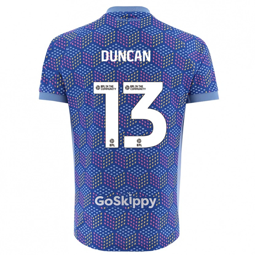 Danxen Herren Joe Duncan #13 Trikot Blau Schwarz Torwarttrikot 2025/26 Schweiz