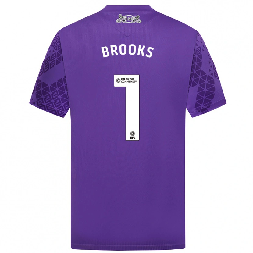 Danxen Herren Alexandra Brooks #1 Trikot Violett Weiß Torwarttrikot 2025/26 Schweiz