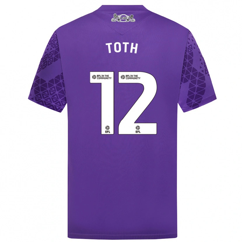 Danxen Herren Balázs Tóth #12 Trikot Violett Weiß Torwarttrikot 2025/26 Schweiz