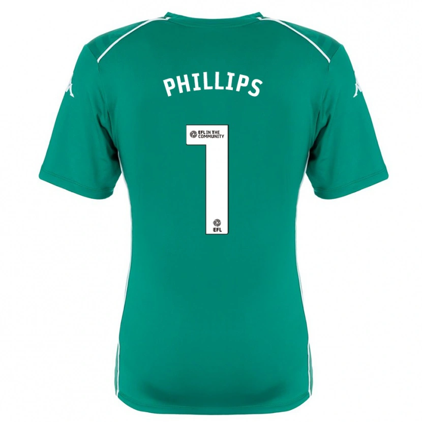 Danxen Herren Dillon Phillips #1 Trikot Grün Weiß Torwarttrikot 2025/26 Schweiz