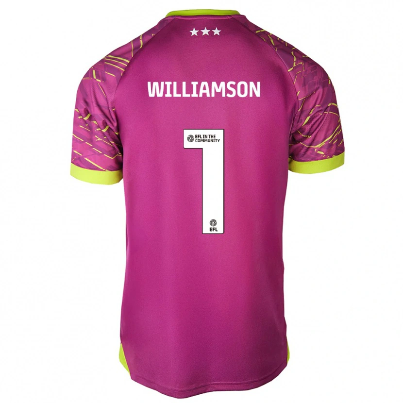 Danxen Herren Woody Williamson #1 Trikot Magentarot Torwarttrikot 2025/26 Schweiz