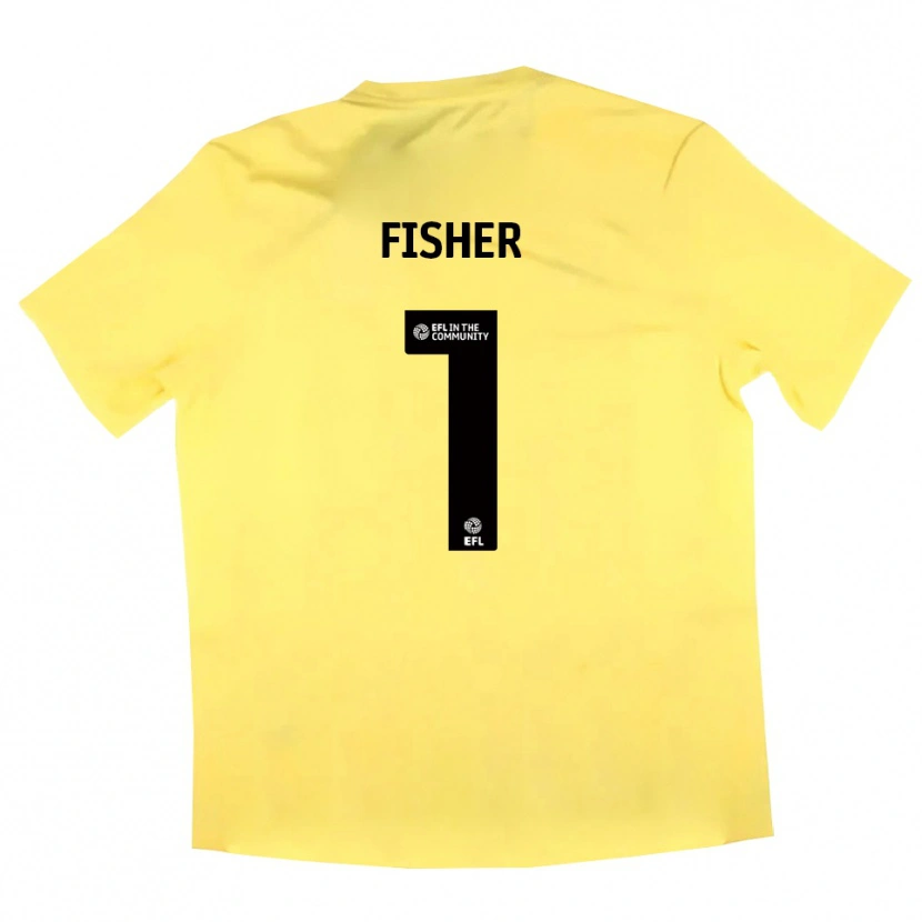 Danxen Herren Nathan Fisher #1 Trikot Gelb Schwarz Torwarttrikot 2025/26 Schweiz