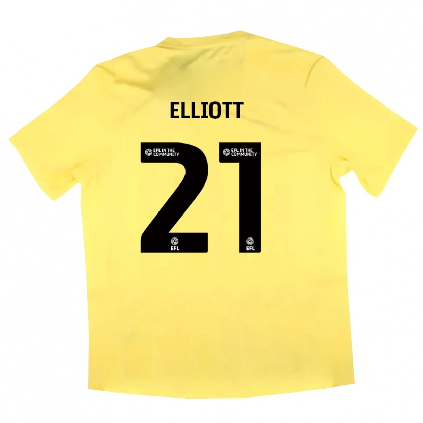 Danxen Herren Felix Elliott #21 Trikot Gelb Schwarz Torwarttrikot 2025/26 Schweiz