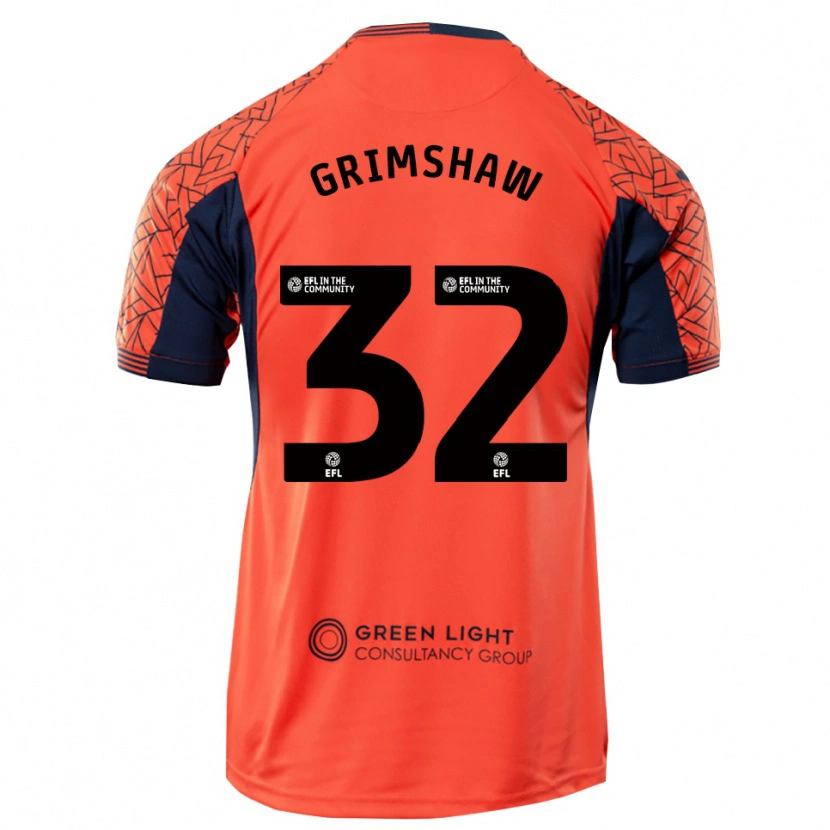 Danxen Herren Daniel Grimshaw #32 Trikot Orange Schwarz Torwarttrikot 2025/26 Schweiz