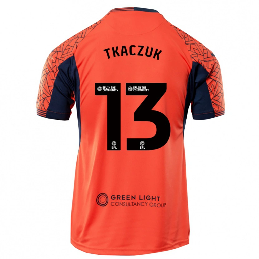 Danxen Herren Nikodem Tkaczuk #13 Trikot Orange Schwarz Torwarttrikot 2025/26 Schweiz