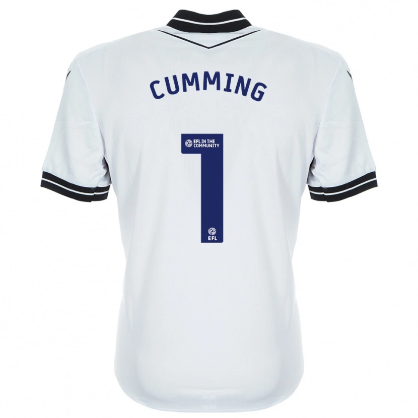 Danxen Herren Jamie Cumming #1 Trikot Weiß Königsblau Torwarttrikot 2025/26 Schweiz