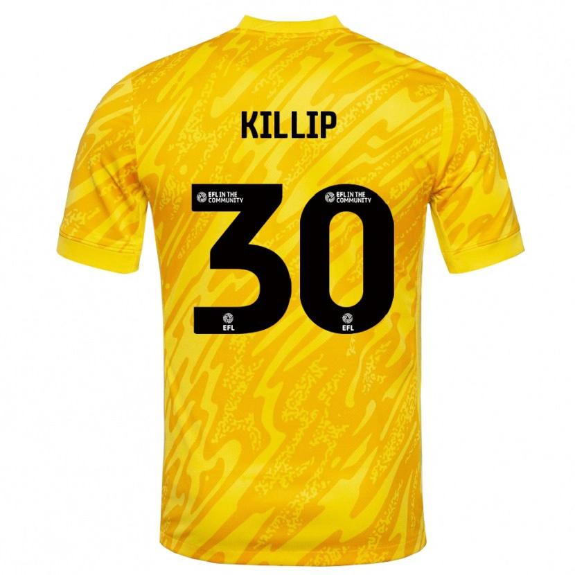 Danxen Herren Ben Killip #30 Trikot Gelb Schwarz Torwarttrikot 2025/26 Schweiz