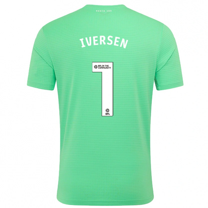 Danxen Herren Daniel Iversen #1 Trikot Pastell Türkis Torwarttrikot 2025/26 Schweiz