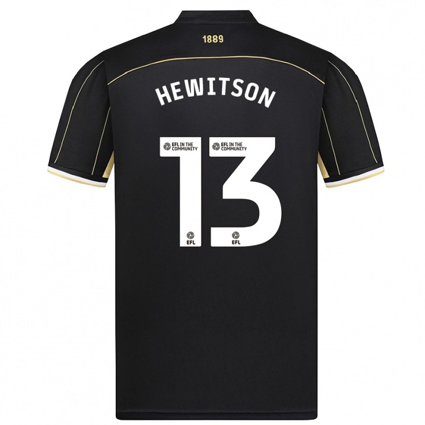 Danxen Herren Coby Hewitson #13 Trikot Schwarz Braun Torwarttrikot 2025/26 Schweiz