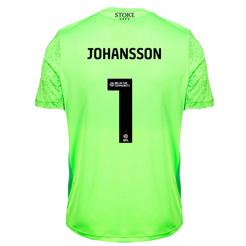Danxen Herren Viktor Johansson #1 Trikot Grün Schwarz Torwarttrikot 2025/26 Schweiz