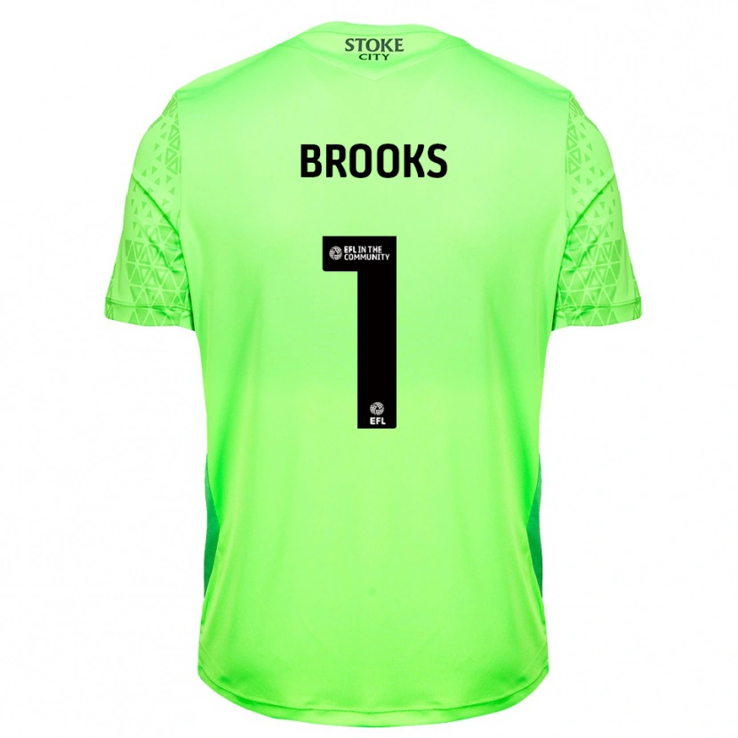 Danxen Herren Alfie Brooks #1 Trikot Grün Schwarz Torwarttrikot 2025/26 Schweiz