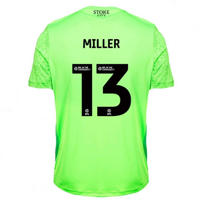 Danxen Herren Tom Miller #13 Trikot Grün Schwarz Torwarttrikot 2025/26 Schweiz