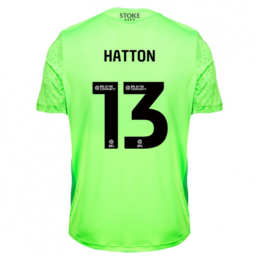 Danxen Herren Oscar Hatton #13 Trikot Grün Schwarz Torwarttrikot 2025/26 Schweiz