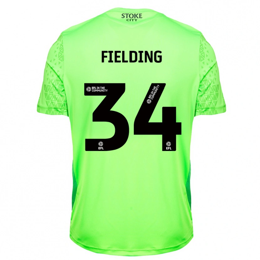 Danxen Herren Frank Fielding #34 Trikot Grün Schwarz Torwarttrikot 2025/26 Schweiz