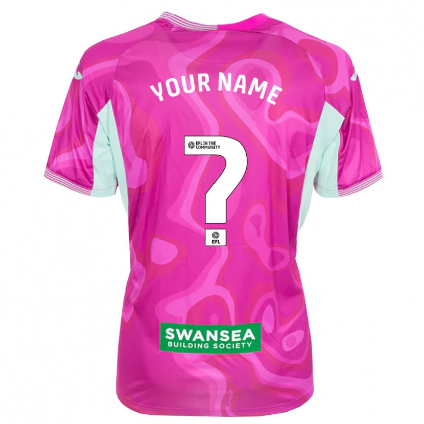 Danxen Herren Swansea City Trikot Magenta Weiß Torwarttrikot 2025/26 Schweiz