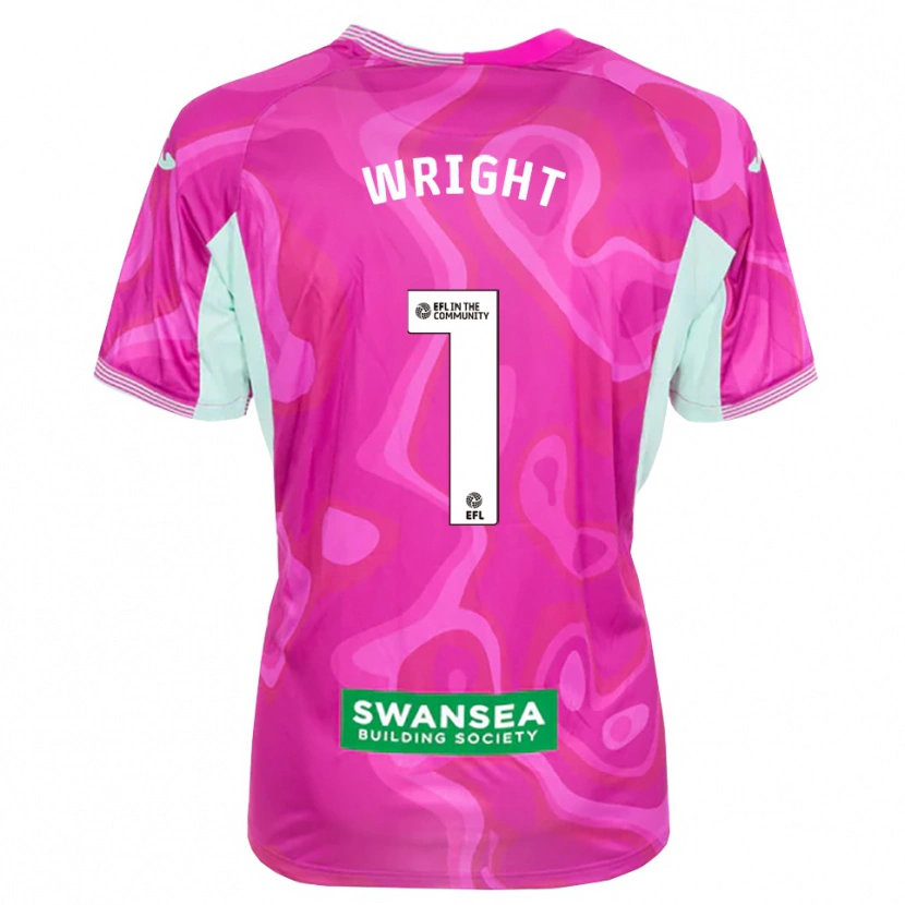 Danxen Herren Tom Wright #1 Trikot Magenta Weiß Torwarttrikot 2025/26 Schweiz
