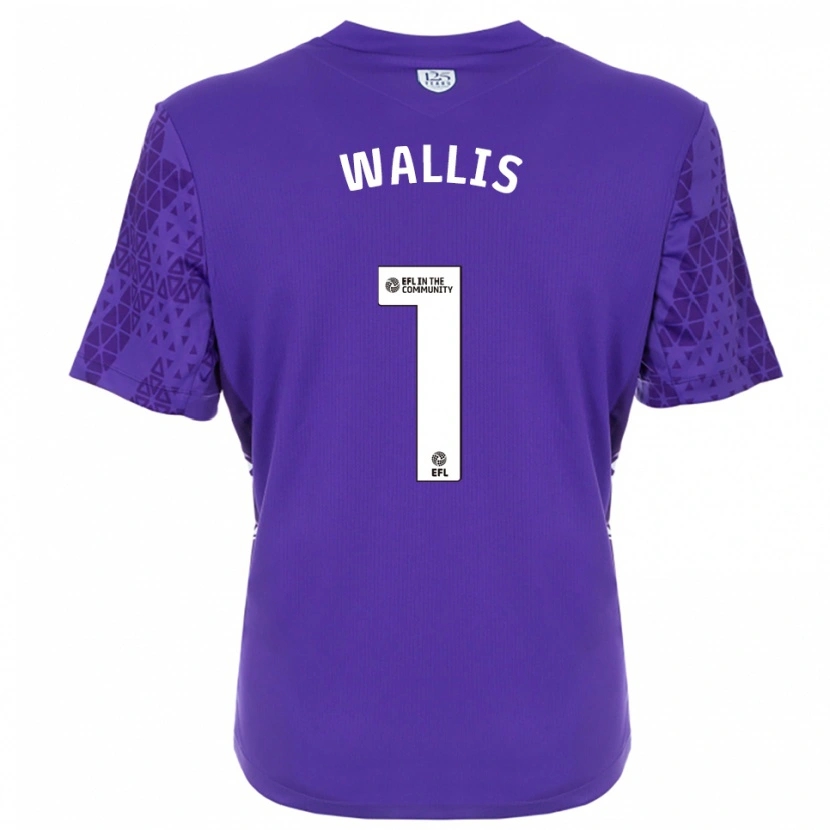 Danxen Herren Joe Wallis #1 Trikot Violett Weiß Torwarttrikot 2025/26 Schweiz
