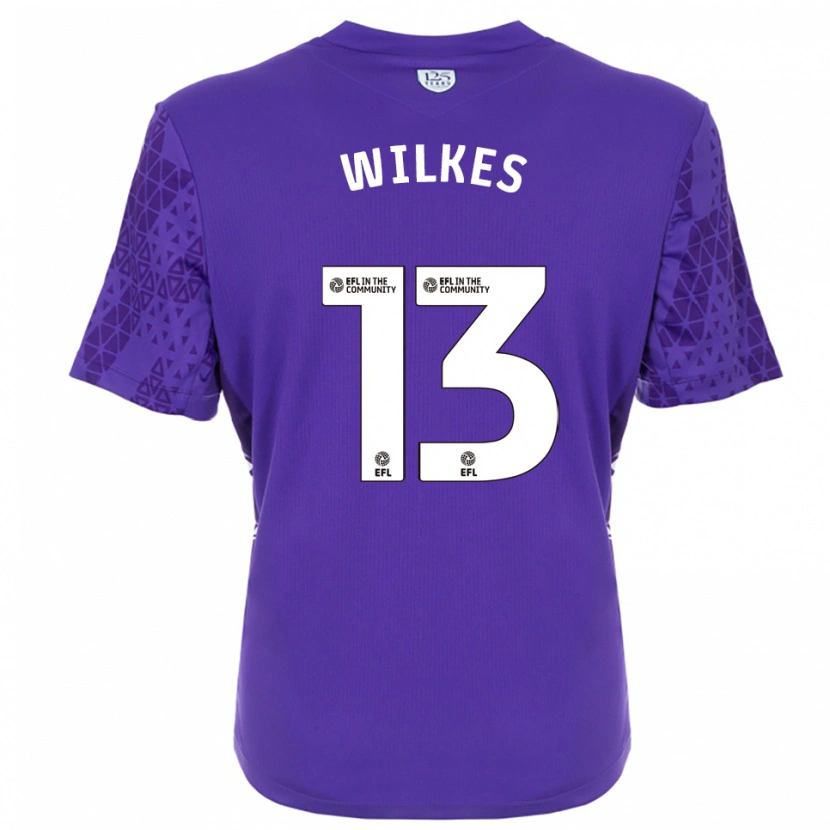Danxen Herren Liam Wilkes #13 Trikot Violett Weiß Torwarttrikot 2025/26 Schweiz