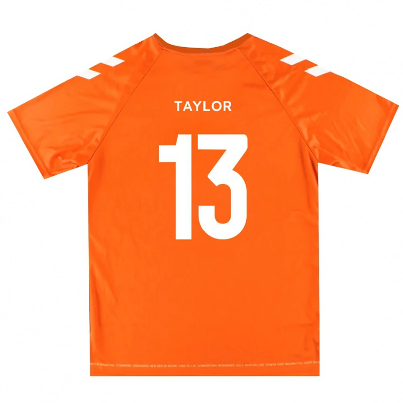 Danxen Herren Sam Taylor #13 Trikot Orange Weiß Torwarttrikot 2025/26 Schweiz