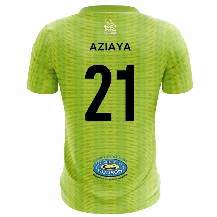 Danxen Herren David Aziaya #21 Trikot Rasen Grün Torwarttrikot 2025/26 Schweiz