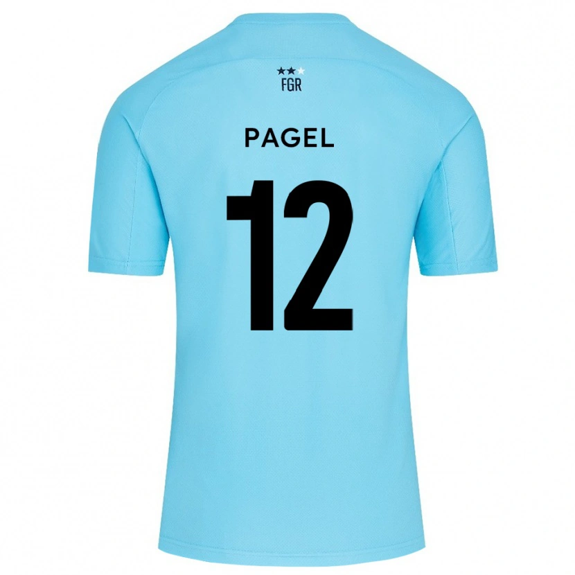Danxen Herren Fiachra Pagel #12 Trikot Himmelblau Weiß Torwarttrikot 2025/26 Schweiz