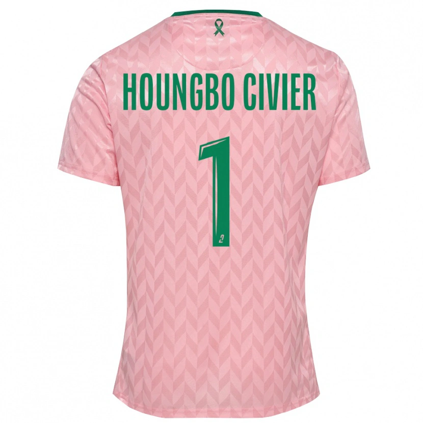 Danxen Herren Matéo Houngbo Civier #1 Trikot Pink Grün Torwarttrikot 2025/26 Schweiz