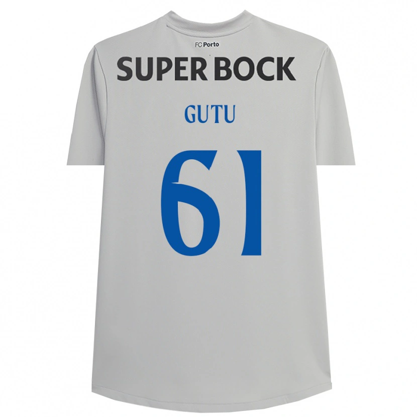 Danxen Herren Denis Gutu #61 Trikot Hellgrau Schwarz Torwarttrikot 2025/26 Schweiz