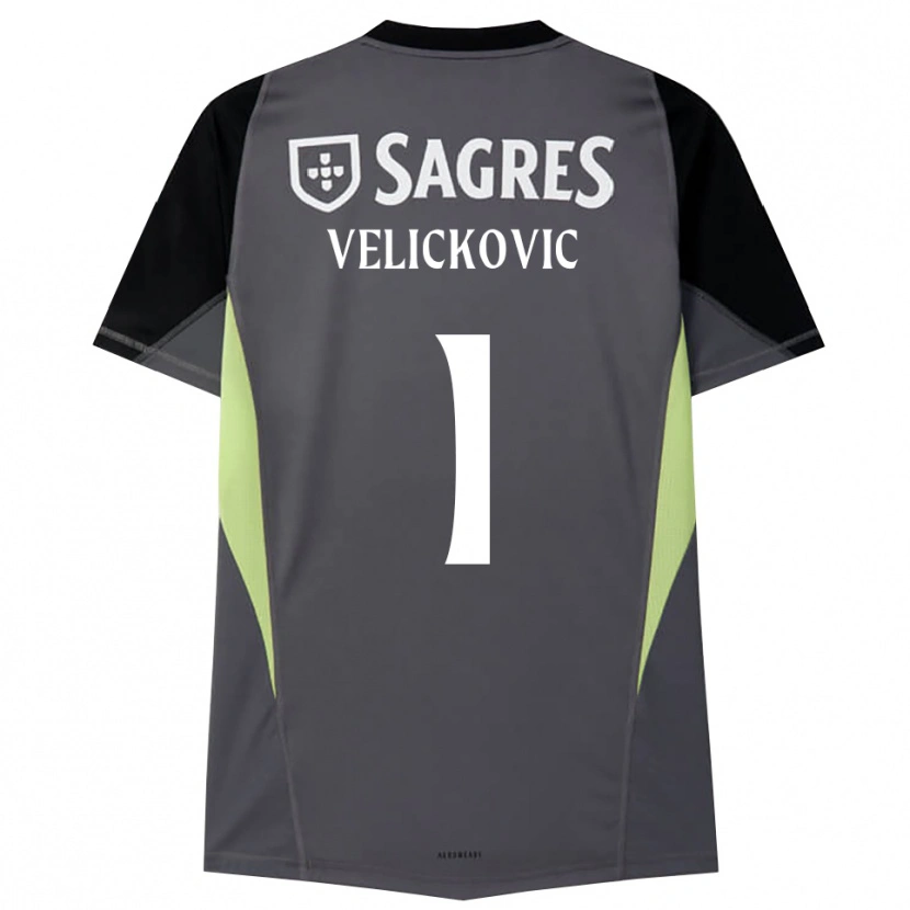 Danxen Herren Luka Veličković #1 Trikot Dunkelgrau Schwarz Torwarttrikot 2025/26 Schweiz