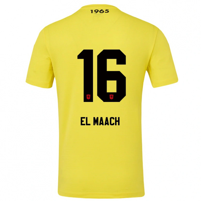 Danxen Herren Issam El Maach #16 Trikot Gelb Schwarz Torwarttrikot 2025/26 Schweiz