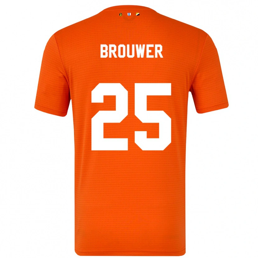 Danxen Herren Michael Brouwer #25 Trikot Orange Schwarz Torwarttrikot 2025/26 Schweiz