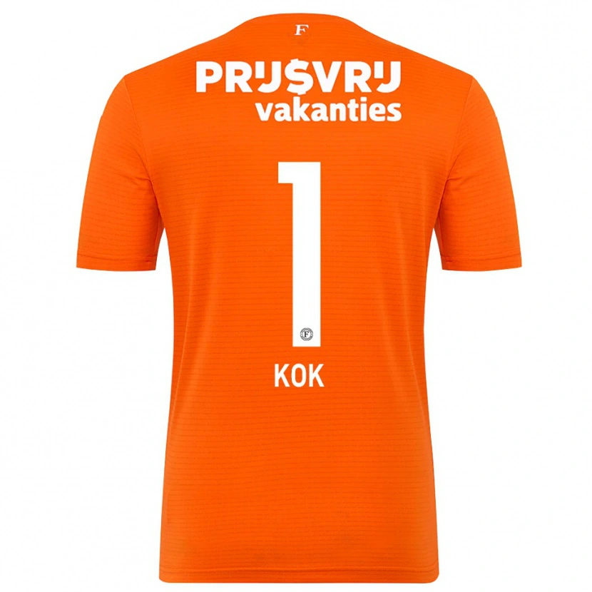 Danxen Herren Stefan Kok #1 Trikot Orange Schwarz Torwarttrikot 2025/26 Schweiz