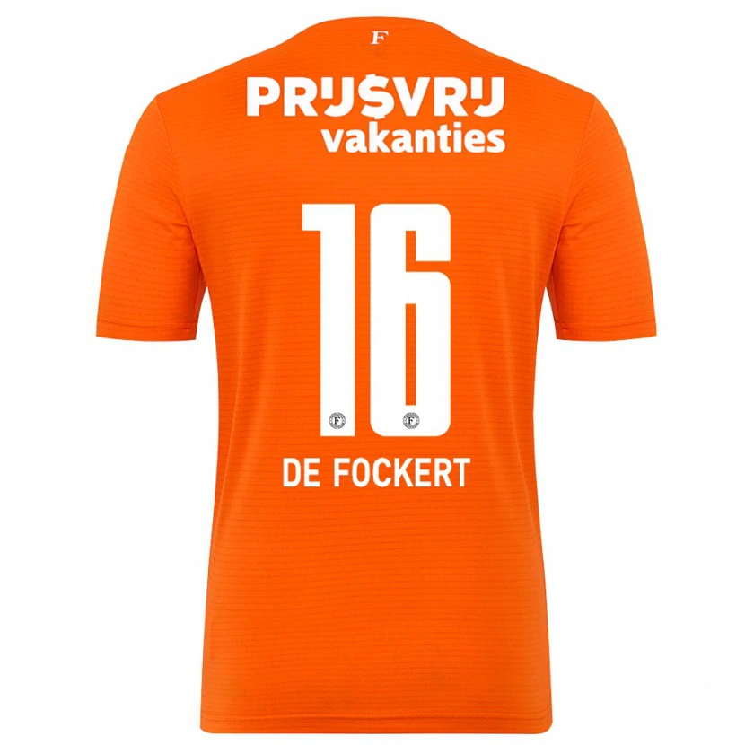 Danxen Herren Maarten de Fockert #16 Trikot Orange Schwarz Torwarttrikot 2025/26 Schweiz