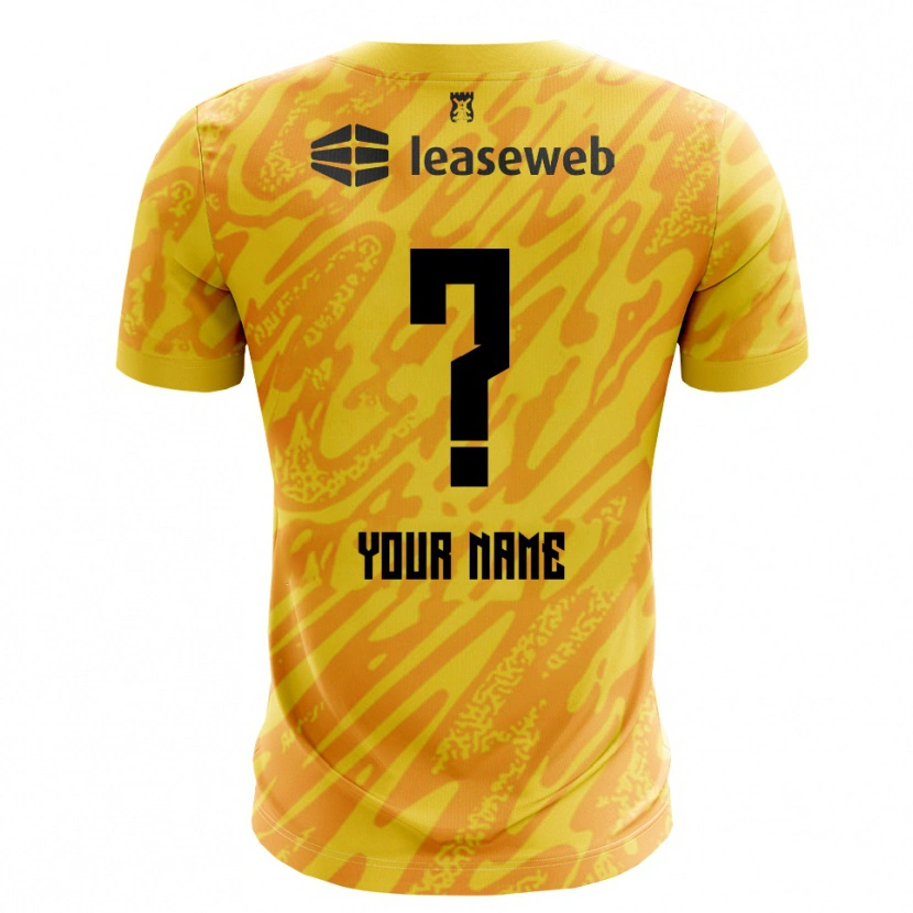 Danxen Herren AZ Alkmaar Trikot Orange Gelb Schwarz Torwarttrikot 2025/26 Schweiz